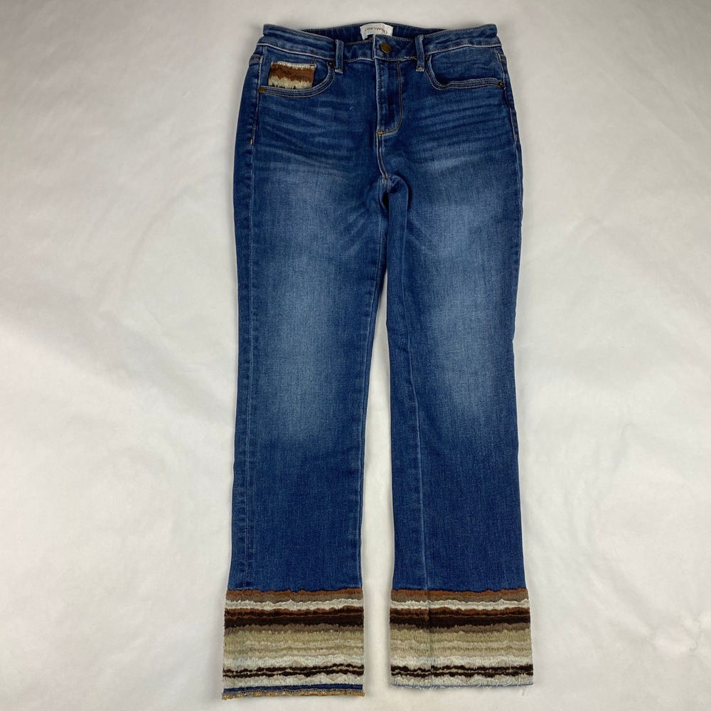 Driftwood Colette‎ Jeans Women's Size 26 Embroidered Denim - Flaw